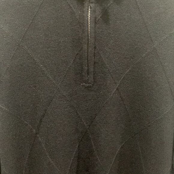 NWT Tricots St. Raphael Black Quarter Zip Sweater - L - Picture 6 of 9